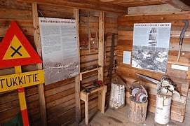 Miekankosken uittomuseo Mäntyharjussa.