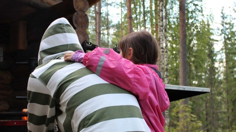 Laavulla lasten kanssa